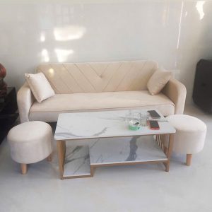 Bộ Sofa Đính Cườm Nhiều Màu Mới 99%