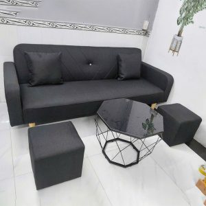 Bộ Sofa Đính Cườm Nhiều Màu Mới 99%