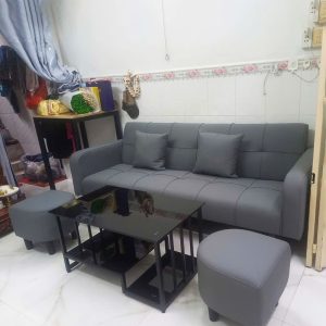 Bộ Sofa Kèm 2 Đôn Và Bàn Trà Nhiều Màu Mới 99% 10 Bộ Sofa Kèm 2 Đôn Và Bàn Trà Nhiều Màu Mới 99%