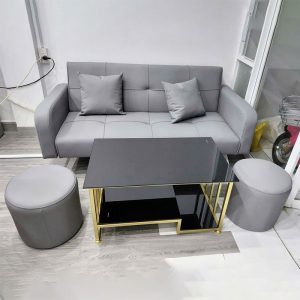 Bộ Sofa Kèm 2 Đôn Và Bàn Trà Nhiều Màu Mới 99% 15 Bộ Sofa Kèm 2 Đôn Và Bàn Trà Nhiều Màu Mới 99%