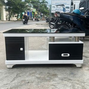 Thanh Lý Bàn Kính Sofa 1m Có Hộc Mới 99%