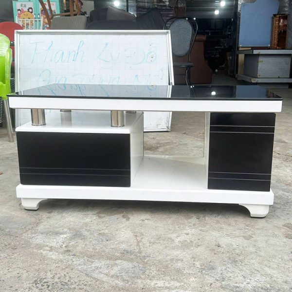Thanh Lý Bàn Kính Sofa 1m Có Hộc Mới 99%
