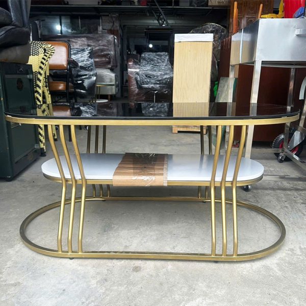 Bàn Sofa 2 Tầng Mặt Kính 1m Nhiều Màu Mới 99%