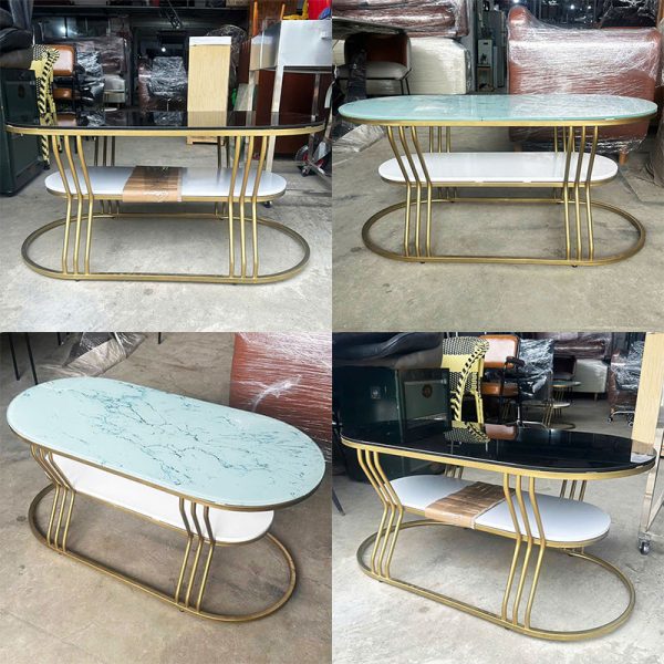 Bàn Sofa 2 Tầng Mặt Kính 1m Nhiều Màu Mới 99%