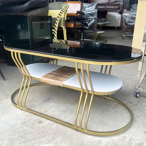 Bàn Sofa 2 Tầng Mặt Kính 1m Nhiều Màu Mới 99%