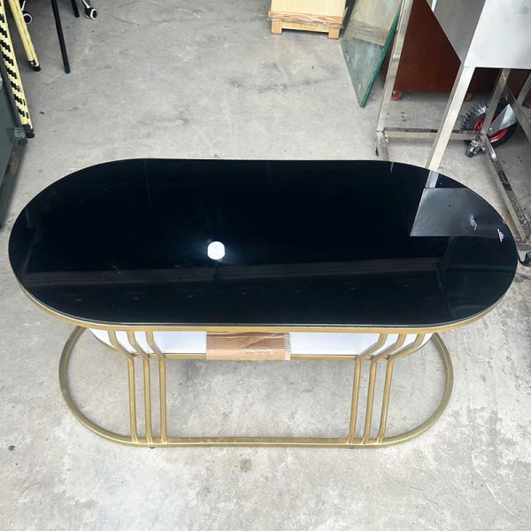 Bàn Sofa 2 Tầng Mặt Kính 1m Nhiều Màu Mới 99%