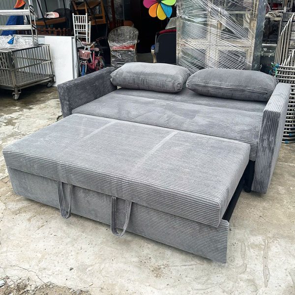Băng Sofa Bed Nhung Tăm 1m6 Mới 99%