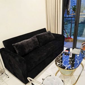 Băng Sofa Bed Nhung Tăm 1m6 Mới 99%