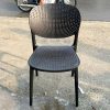 Ghế Cafe Nhựa Đúc Hankyo Màu Đen Mới 99%