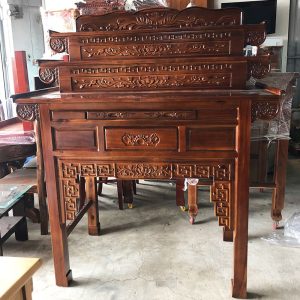 Kệ Thờ 3 Tầng Gỗ Tràm 1m47 Sang Trọng Mới 99% 2 Kệ Thờ 3 Tầng Gỗ Tràm 1m47 Sang Trọng Mới 99%