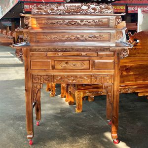 Kệ Thờ 3 Tầng Gỗ Tràm 1m47 Sang Trọng Mới 99%