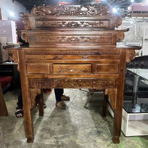 Kệ Thờ 3 Tầng Gỗ Tràm 1m47 Sang Trọng Mới 99%