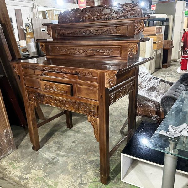 Kệ Thờ 3 Tầng Gỗ Tràm 1m47 Sang Trọng Mới 99%