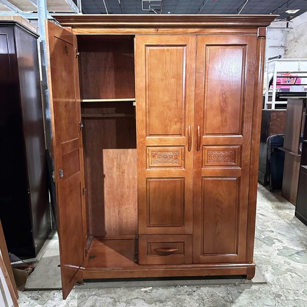 Thanh Lý Tủ Gỗ Xoan Đào 1m6 3 Cánh Mới 99%
