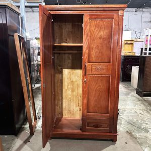 Thanh Lý Tủ Quần Áo Gỗ 1m17 2 Cánh Mới 99%