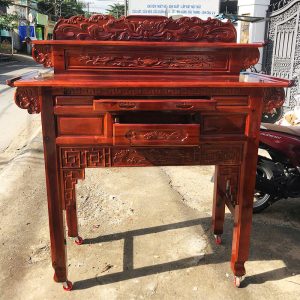 Bàn Thờ 2 Tầng Gỗ Tràm 1m47 Mới 99%