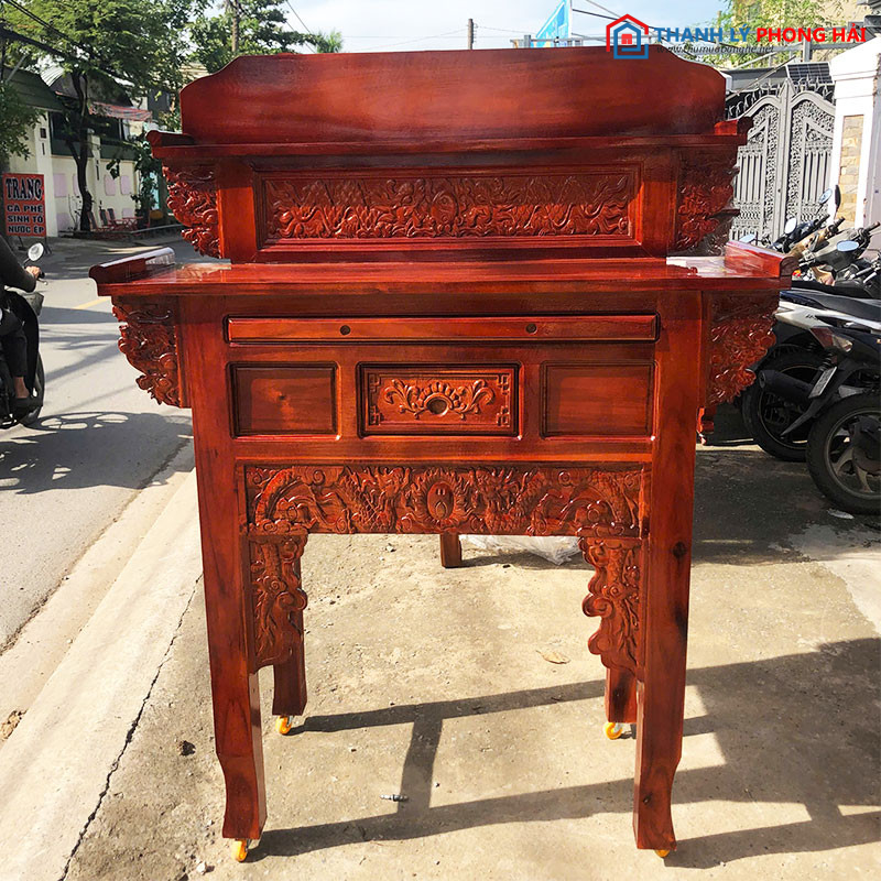 Bàn Thờ Gia Tiên 2 Tầng Gỗ Tràm 1m27 Mới 99% ban-tho-gia-tien-2-tang-go-tram-1m27-1 Bàn Thờ Gia Tiên 2 Tầng Gỗ Tràm 1m27 Mới 99%