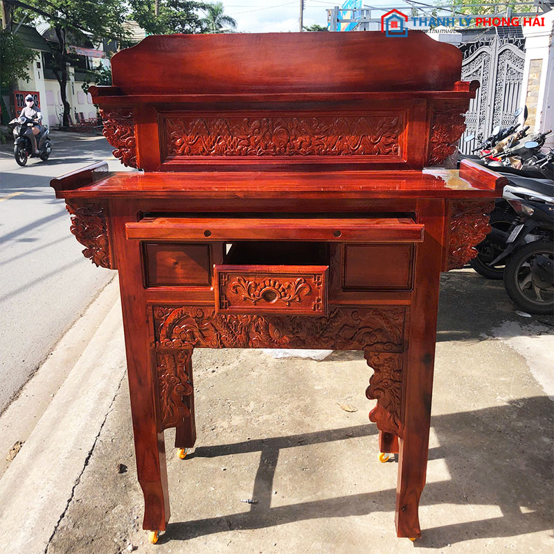 Bàn Thờ Gia Tiên 2 Tầng Gỗ Tràm 1m27 Mới 99% ban-tho-gia-tien-2-tang-go-tram-1m27-3 Bàn Thờ Gia Tiên 2 Tầng Gỗ Tràm 1m27 Mới 99%