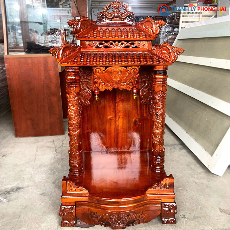 Thanh Lý Bàn Thờ Ông Địa Gỗ TN 48cm Mới 99% ban-tho-ong-dia-go-tn-48cm-2 Thanh Lý Bàn Thờ Ông Địa Gỗ TN 48cm Mới 99%