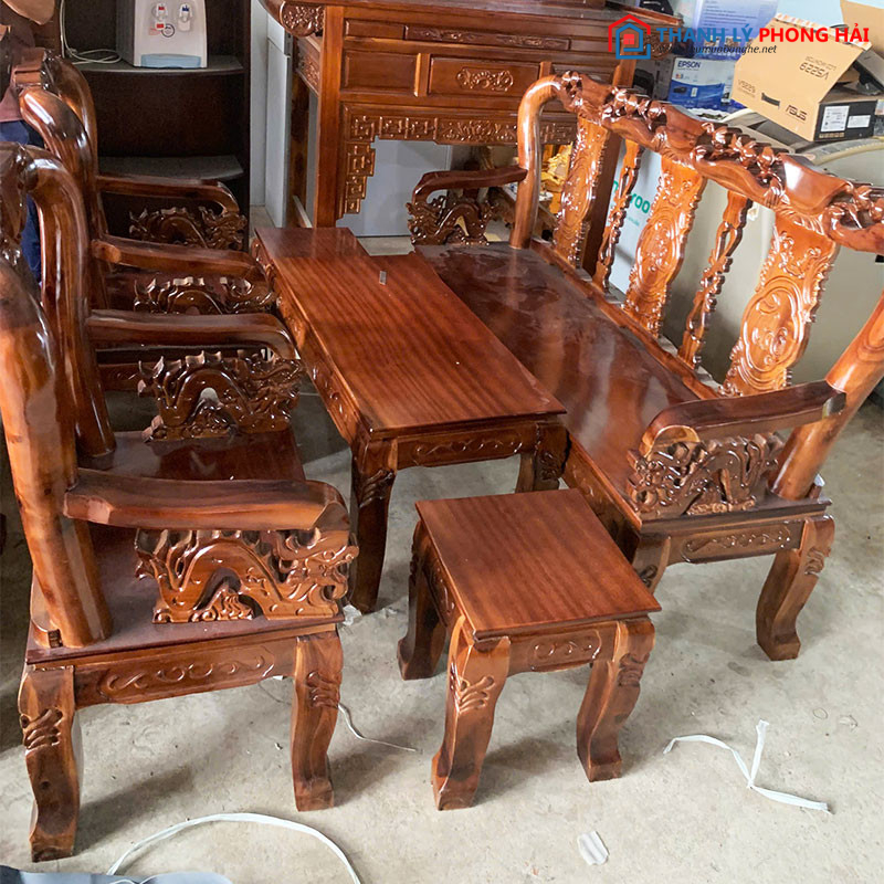 Bộ Salon Gỗ Tràm Tay 8 Chạm Đỉnh Đào Mới 99% bo-salon-go-tram-tay-8-cham-dinh-dao-1 Bộ Salon Gỗ Tràm Tay 8 Chạm Đỉnh Đào Mới 99%