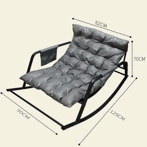 Ghế Bập Bênh Khung Sắt Ruột Bông Mới 99% (Nhiều Màu)