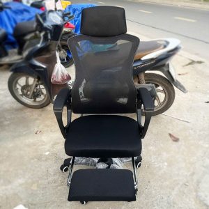 Thanh Lý Ghế Công Thái Học Trắng Phối Xám Mới 99%