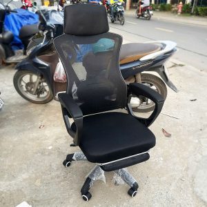 Thanh Lý Ghế Công Thái Học Trắng Phối Xám Mới 99%