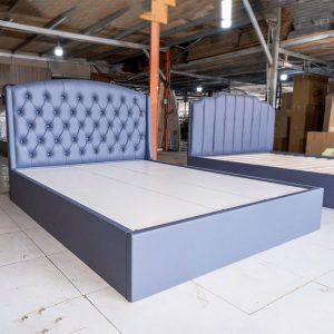 Giường Bọc Da Đính Nút Sang Trọng Mới 99% (Nhiều Màu)