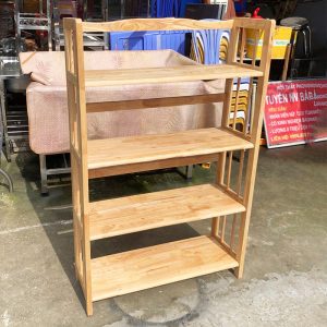 Kệ Sách 80cm Gỗ Cao Su Gồm 4 Tầng Mới 99% 2 Kệ Sách 80cm Gỗ Cao Su Gồm 4 Tầng Mới 99%