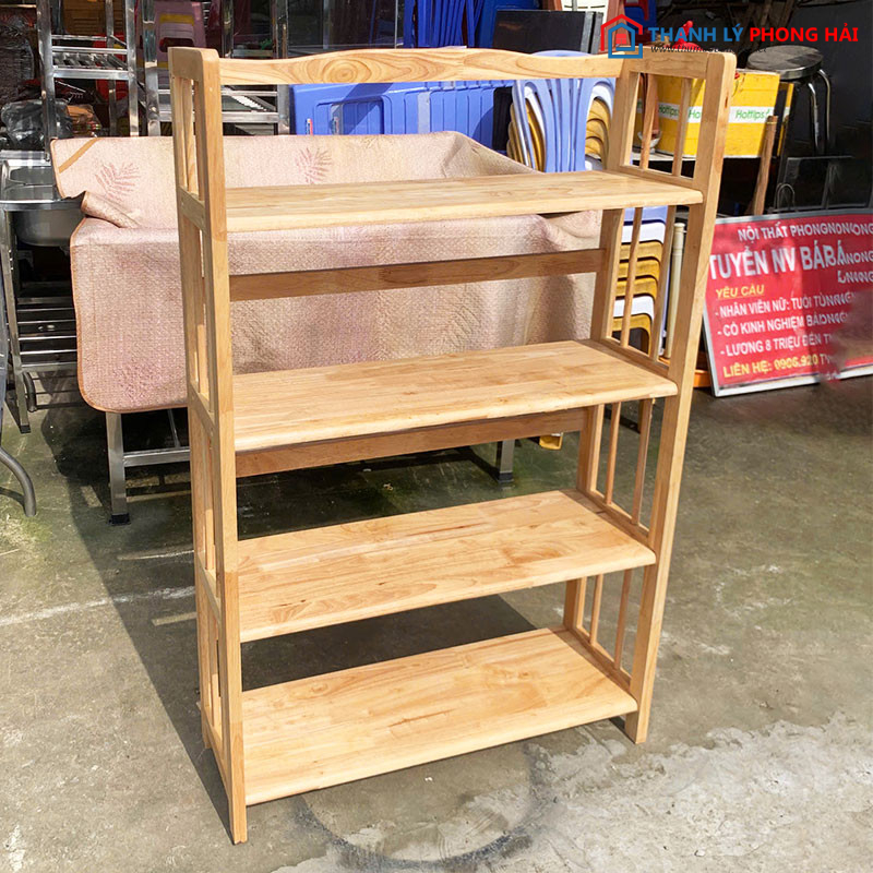 Kệ Sách 80cm Gỗ Cao Su Gồm 4 Tầng Mới 99% ke-sach-80cm-go-cao-su-gom-4-tang-2 Kệ Sách 80cm Gỗ Cao Su Gồm 4 Tầng Mới 99%