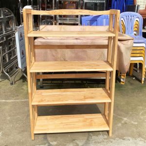 Kệ Sách 80cm Gỗ Cao Su Gồm 4 Tầng Mới 99%