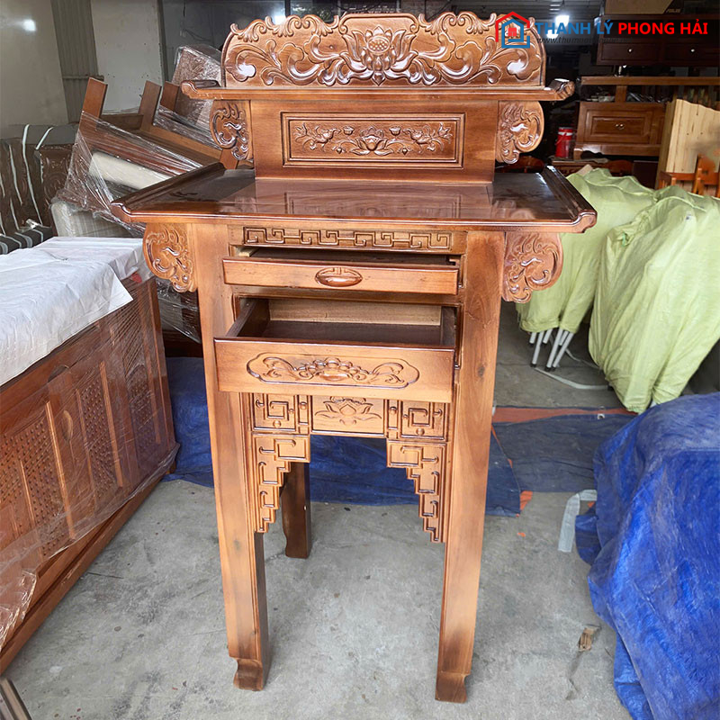 Bàn Thờ Gỗ Tràm 88cm 2 Tầng Chạm Hoa Sen Mới 99% ban-tho-go-tram-88cm-2-tang-cham-hoa-sen-1 Bàn Thờ Gỗ Tràm 88cm 2 Tầng Chạm Hoa Sen Mới 99%