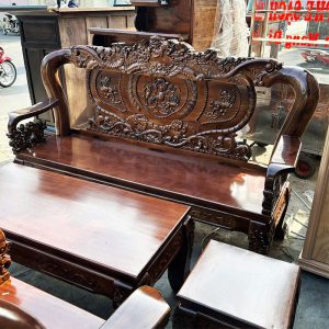 Bộ Salon Lưng Tấm Gỗ Tràm Tay 12 Đỉnh Nghê Mới 99% 1 Bộ Salon Lưng Tấm Gỗ Tràm Tay 12 Đỉnh Nghê Mới 99%