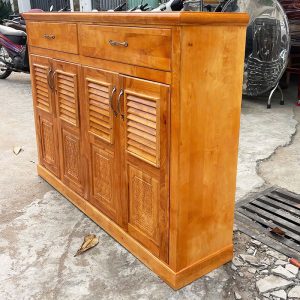 Tủ Giày Dép 1m4 Nhiều Tầng Gỗ TN Mới 99%