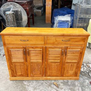 Tủ Giày Dép 1m4 Nhiều Tầng Gỗ TN Mới 99%
