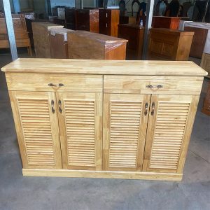 Tủ Giày Dép 1m4 Nhiều Tầng Gỗ TN Mới 99%
