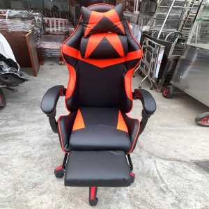 Ghế Gaming Da Phối Trắng Đen Mới 99%
