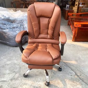 Ghế Giám Đốc Bọc Da Cao Cấp Có Gác Chân Mới 99% (Nhiều Màu)