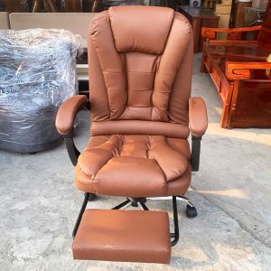 Ghế Giám Đốc Bọc Da Cao Cấp Có Gác Chân Mới 99% (Nhiều Màu)