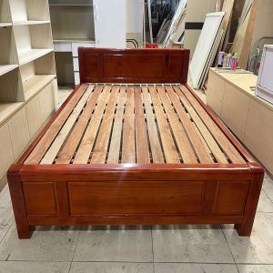 Giường Ngủ 1m2 Gỗ Tự Nhiên Mới 99%