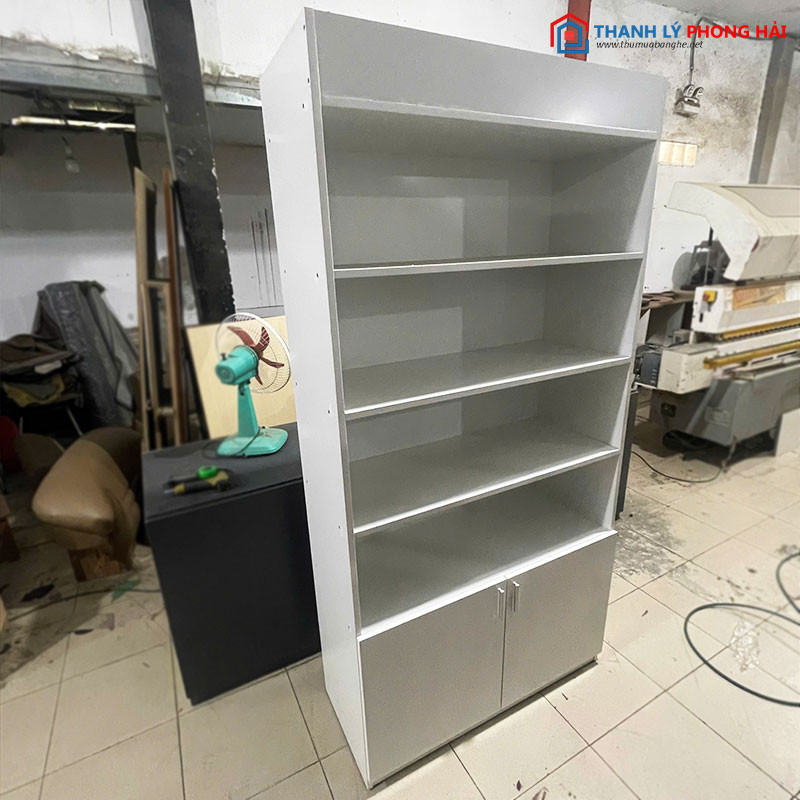 Kệ Trưng Bày MDF 1m Trắng Dạng Đứng Mới 99% ke-trung-bay-go-mdf-trang-1m-1 Kệ Trưng Bày MDF 1m Trắng Dạng Đứng Mới 99%