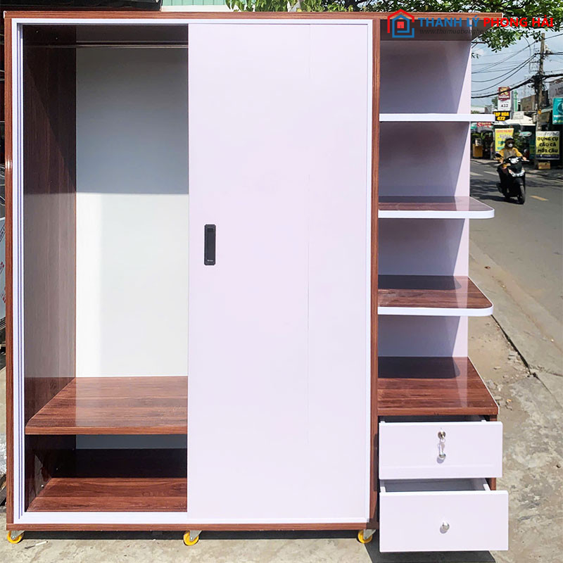 Tủ Nhựa Cửa Lùa 1m64 Kèm Kệ Góc Mới 99% tu-nhua-cua-lua-1m64-kem-ke-goc-2 Tủ Nhựa Cửa Lùa 1m64 Kèm Kệ Góc Mới 99%