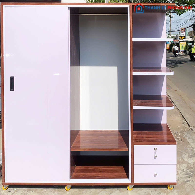 Tủ Nhựa Cửa Lùa 1m64 Kèm Kệ Góc Mới 99% tu-nhua-cua-lua-1m64-kem-ke-goc-3 Tủ Nhựa Cửa Lùa 1m64 Kèm Kệ Góc Mới 99%