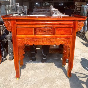 Bàn Thờ 1m43 Gỗ Tràm 1 Tầng Mới 99%