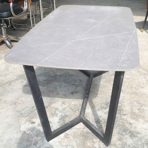 Bộ Bàn Ăn 1m4 Mặt Vân Đá Kèm 4 Ghế Monet Mới 99% (Nhiều Màu)