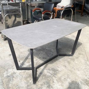 Bộ Bàn Ăn 1m4 Mặt Vân Đá Kèm 4 Ghế Monet Mới 99% (Nhiều Màu)
