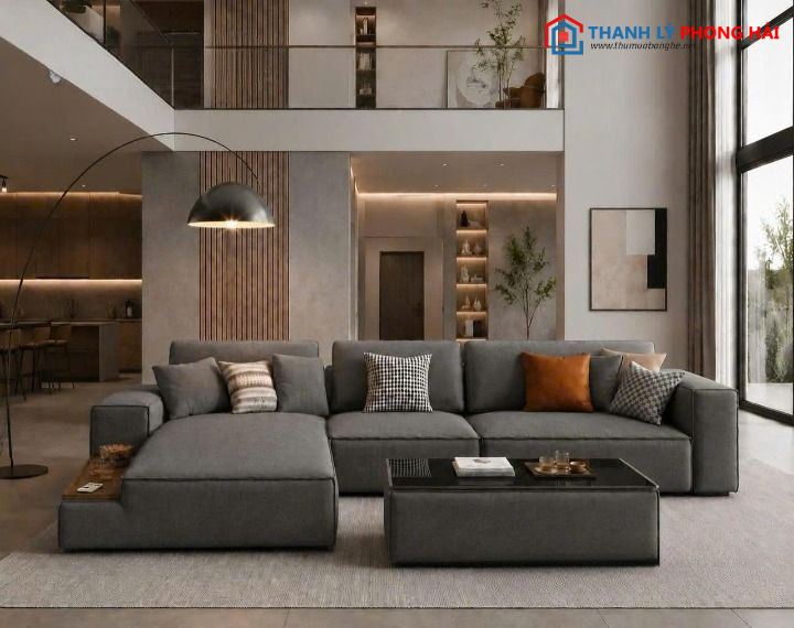 MAU-1-5 Thanh Lý Bộ Sofa Góc L Hiện Đại Mới 99% (Nhiều Màu)  