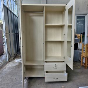 Tủ Quần Áo Gỗ 1M4x2M MDF Lõi Xanh Mới 99% 6 Tủ Quần Áo Gỗ 1M4x2M MDF Lõi Xanh Mới 99% 10