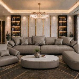Bộ Sofa Phòng Khách Bọc Da Mới 99% (Nhiều Màu) 8
