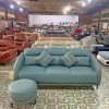 sofa da kèm đôn tròn